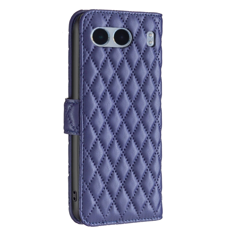 For OnePlus Nord 4 Diamond Lattice Wallet Flip Leather Phone Case