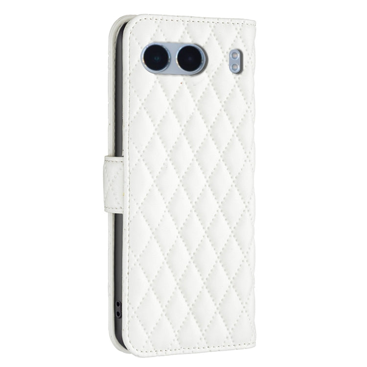 For OnePlus Nord 4 Diamond Lattice Wallet Flip Leather Phone Case