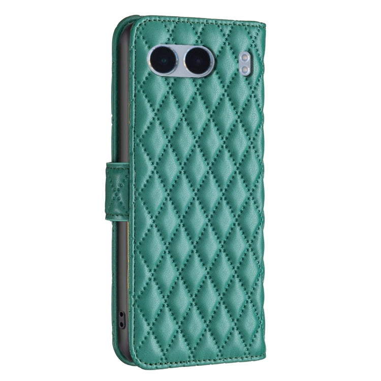 For OnePlus Nord 4 Diamond Lattice Wallet Flip Leather Phone Case