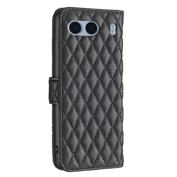 For OnePlus Nord 4 Diamond Lattice Wallet Flip Leather Phone Case