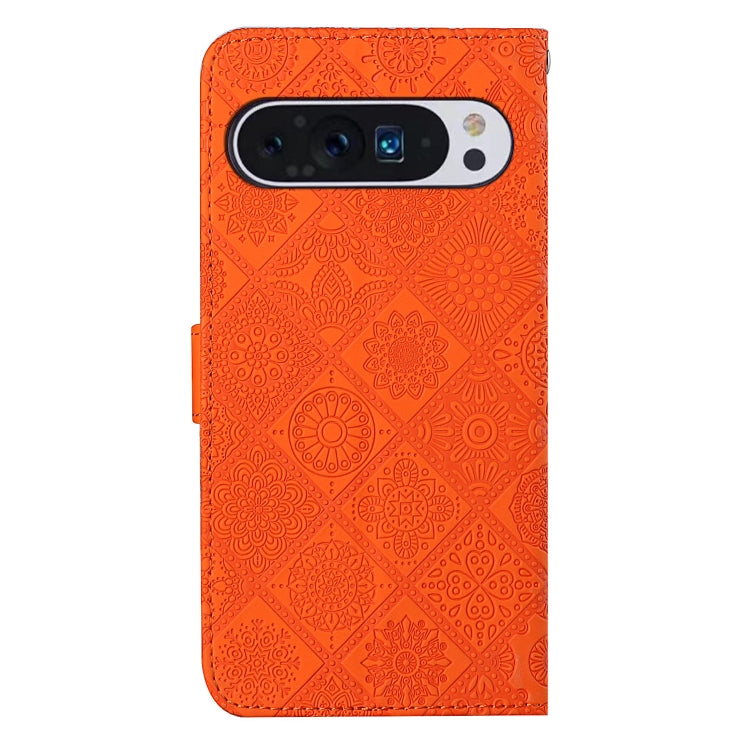 For Google Pixel 9 / 9 Pro Ethnic Style Embossed Pattern Leather Phone Case