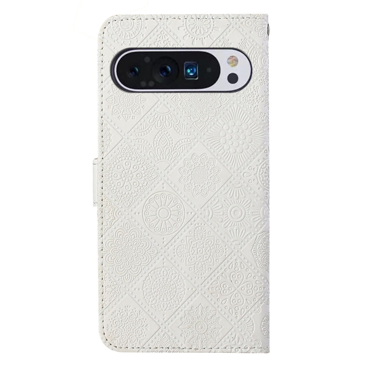 For Google Pixel 9 / 9 Pro Ethnic Style Embossed Pattern Leather Phone Case
