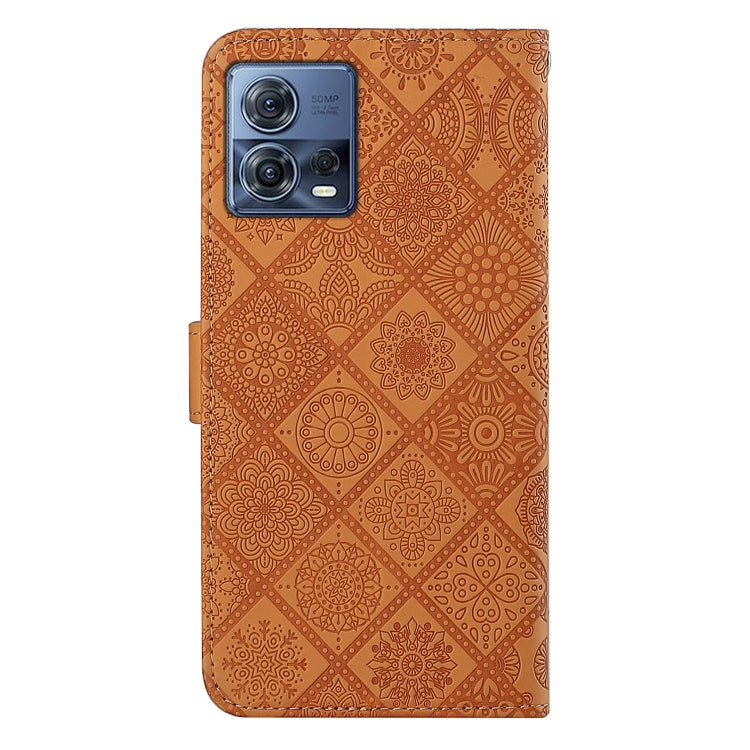 For Motorola Moto S30 Pro Ethnic Style Embossed Pattern Leather Phone Case