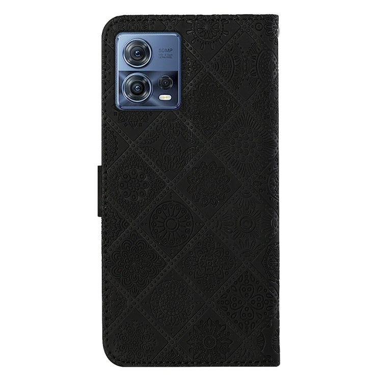 For Motorola Moto S30 Pro Ethnic Style Embossed Pattern Leather Phone Case