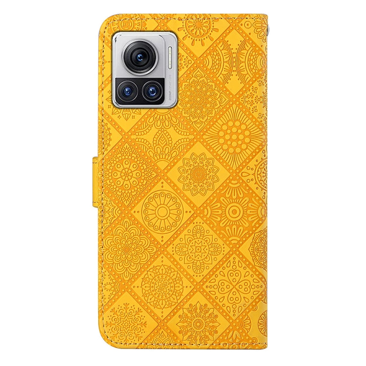 For Motorola Moto X30 Pro Ethnic Style Embossed Pattern Leather Phone Case