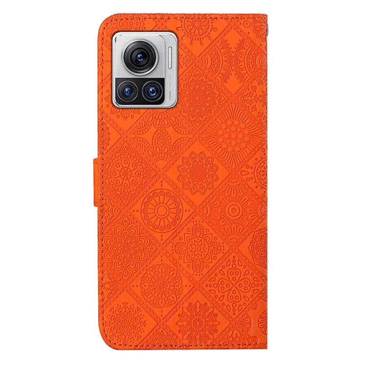 For Motorola Moto X30 Pro Ethnic Style Embossed Pattern Leather Phone Case