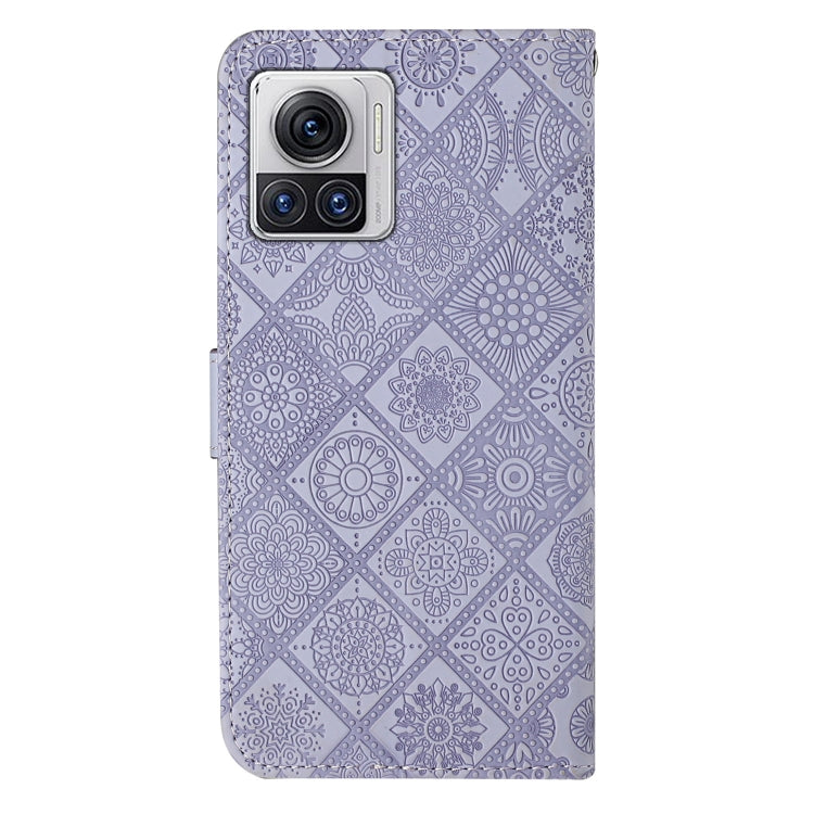 For Motorola Moto X30 Pro Ethnic Style Embossed Pattern Leather Phone Case