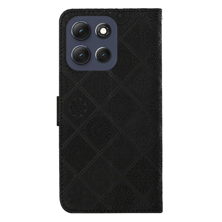 For Motorola Moto G56 5G Ethnic Style Embossed Pattern Leather Phone Case