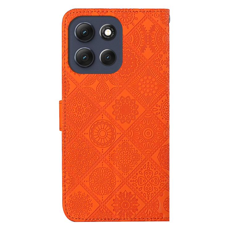 For Motorola Moto G86 5G Ethnic Style Embossed Pattern Leather Phone Case