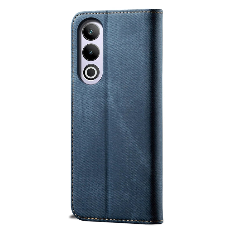 For OnePlus Nord CE4 Denim Texture Casual Style Horizontal Flip Leather Case