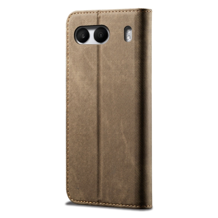 For OnePlus Nord 4 Denim Texture Casual Style Horizontal Flip Leather Case