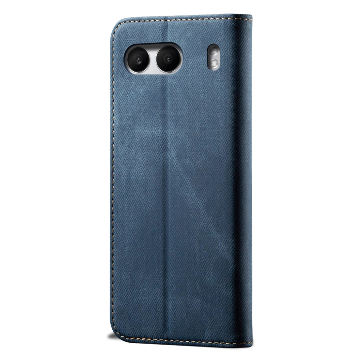For OnePlus Nord 4 Denim Texture Casual Style Horizontal Flip Leather Case