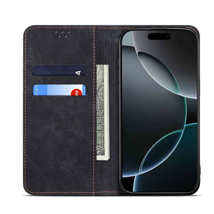 For OnePlus 13s 5G Denim Texture Casual Style Horizontal Flip Leather Case