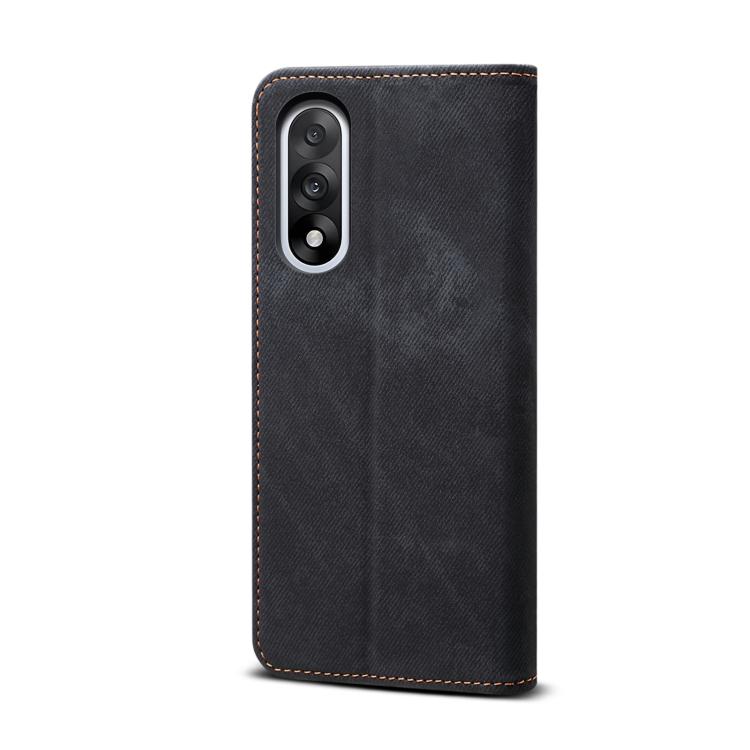 For OnePlus Nord 5 / Ace 5 Ultra Denim Texture Casual Style Horizontal Flip Leather Case