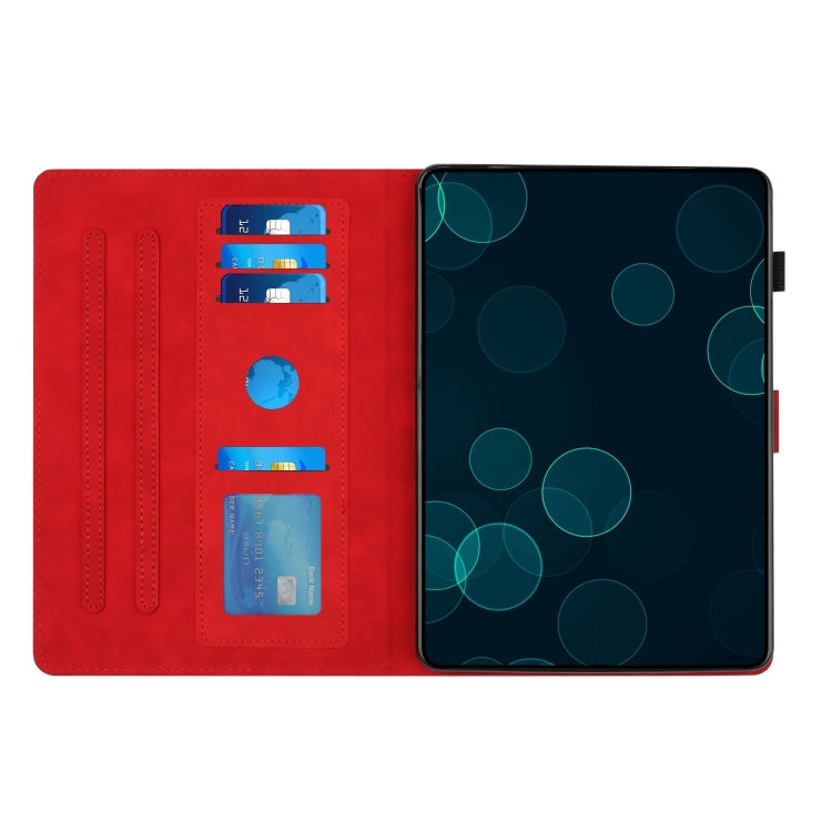 For iPad Pro 11 2025 / 2024 Diamond Texture Embossed Leather Smart Tablet Case