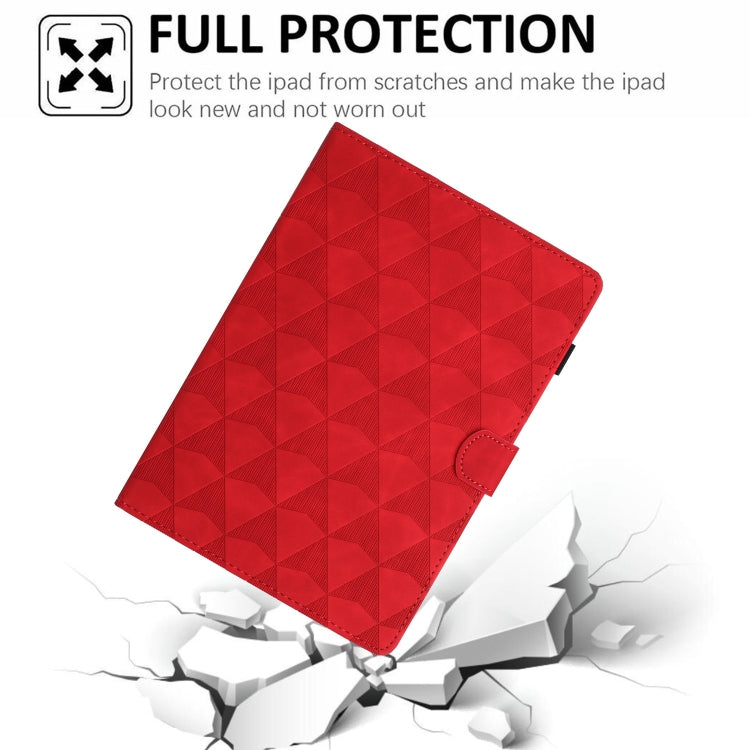 For iPad Pro 11 2025 / 2024 Diamond Texture Embossed Leather Smart Tablet Case