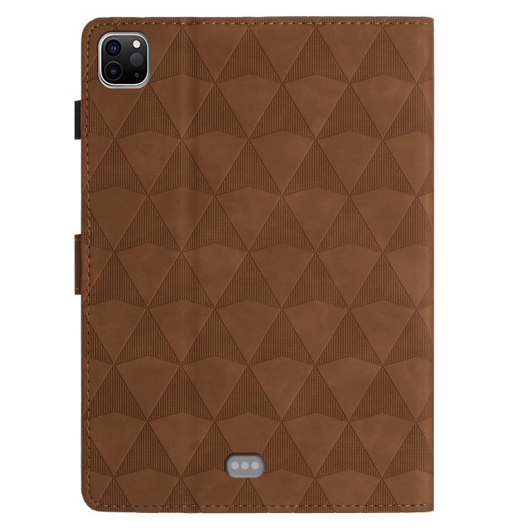 For iPad Pro 11 2025 / 2024 Diamond Texture Embossed Leather Smart Tablet Case