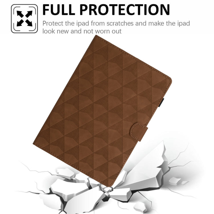 For iPad Pro 11 2025 / 2024 Diamond Texture Embossed Leather Smart Tablet Case