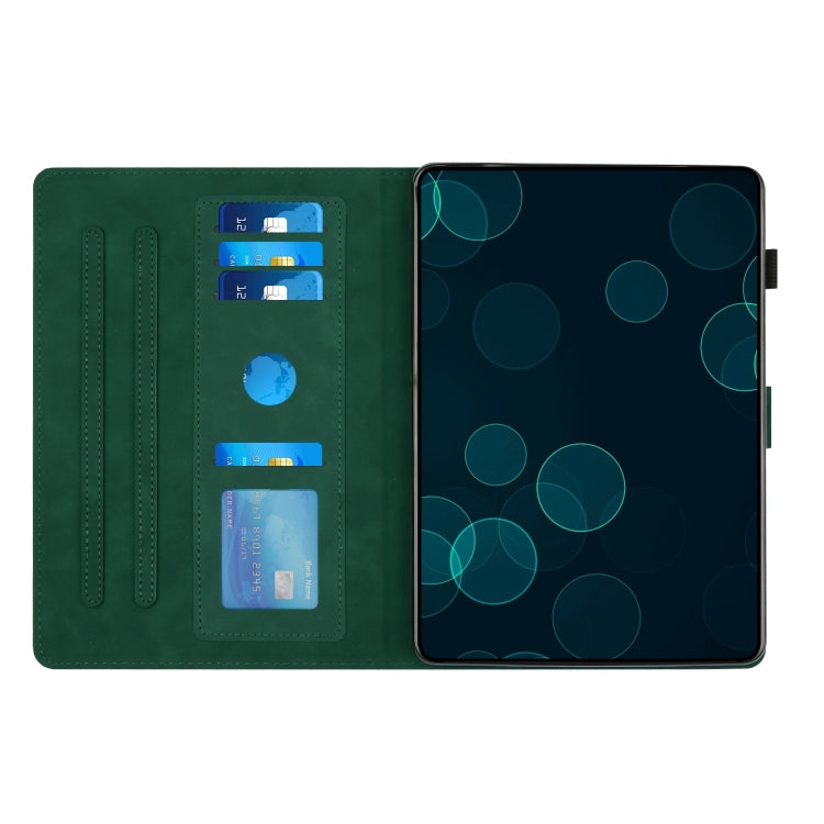 For iPad Pro 11 2025 / 2024 Diamond Texture Embossed Leather Smart Tablet Case