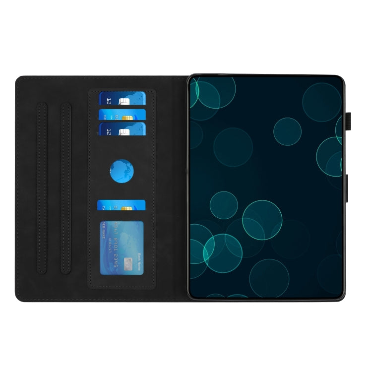 For iPad Pro 11 2025 / 2024 Diamond Texture Embossed Leather Smart Tablet Case