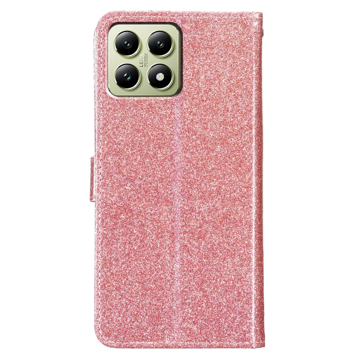 For Xiaomi 14T Glitter Powder Flip Leather Phone Case