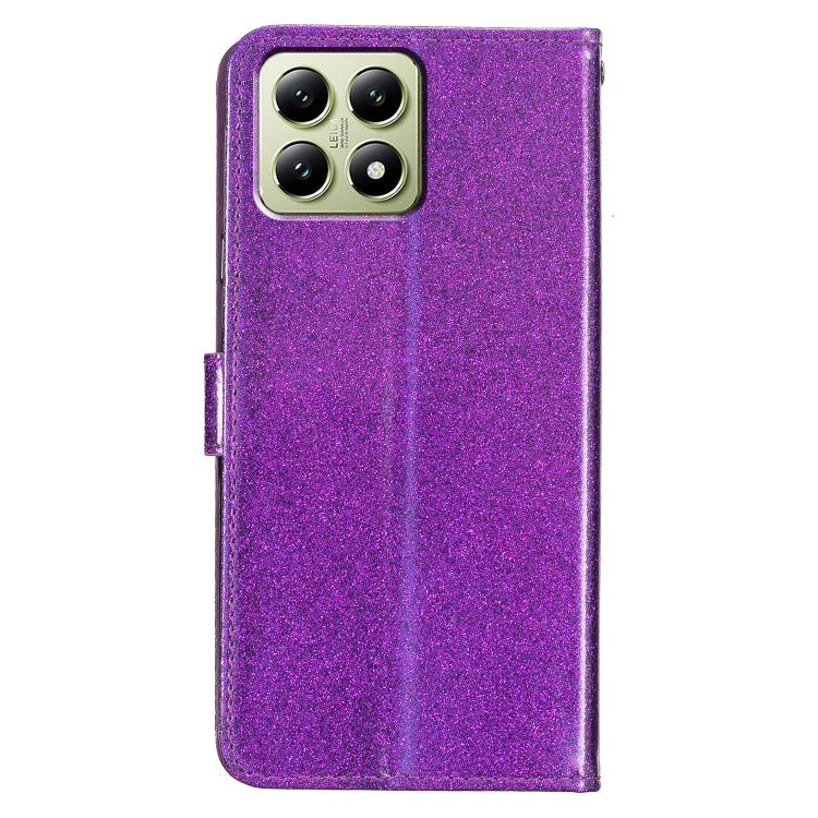 For Xiaomi 14T Glitter Powder Flip Leather Phone Case