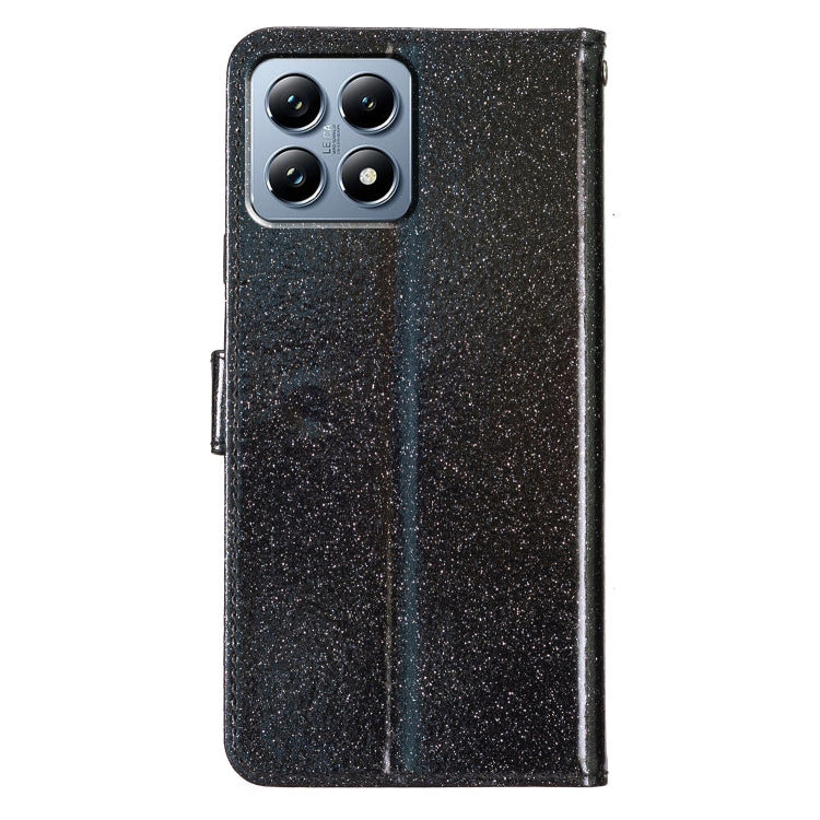 For Xiaomi 14T Pro Glitter Powder Flip Leather Phone Case