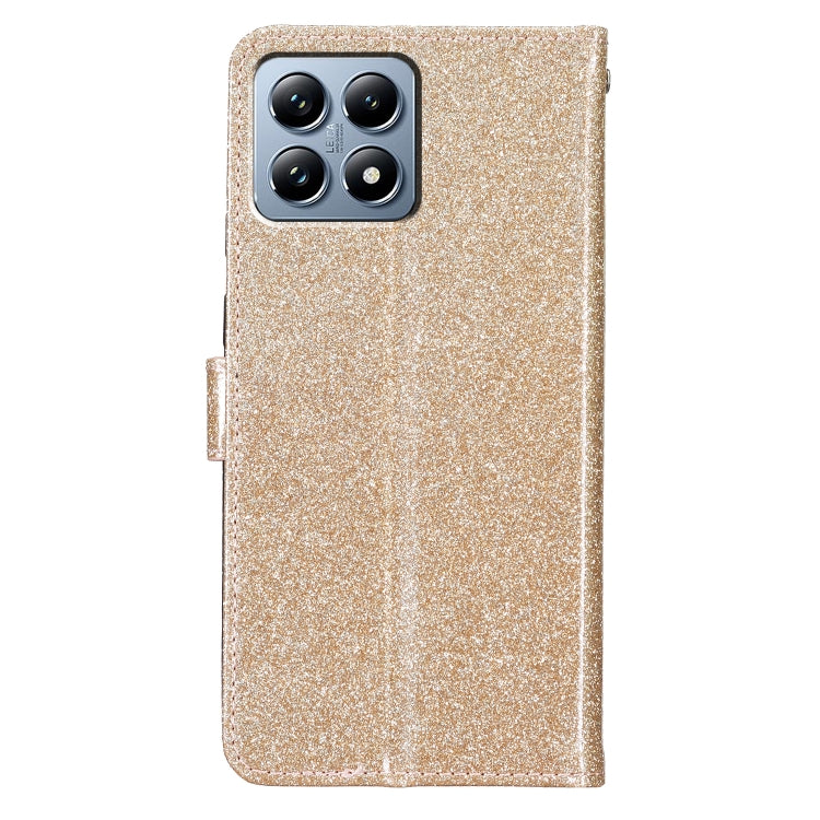 For Xiaomi 14T Pro Glitter Powder Flip Leather Phone Case