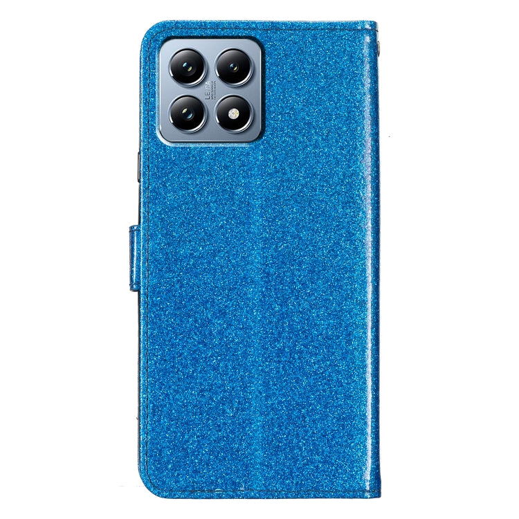 For Xiaomi 14T Pro Glitter Powder Flip Leather Phone Case