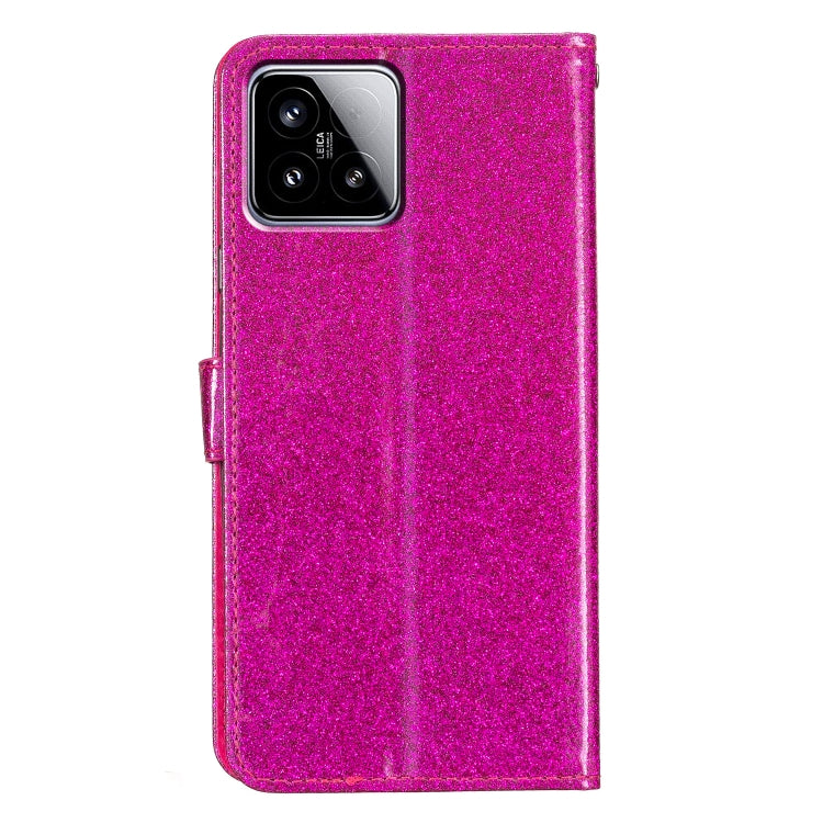 For Xiaomi 15 Glitter Powder Flip Leather Phone Case