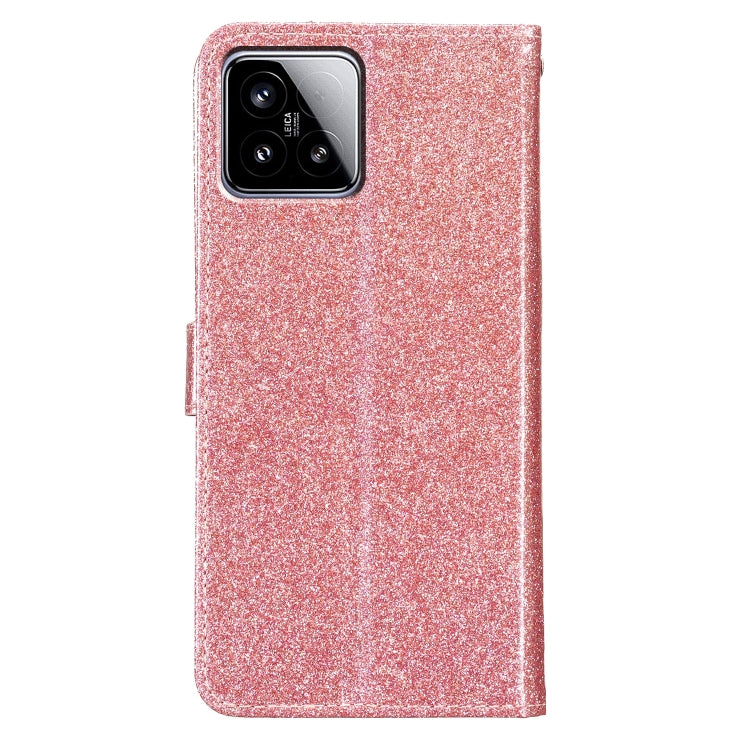 For Xiaomi 15 Glitter Powder Flip Leather Phone Case