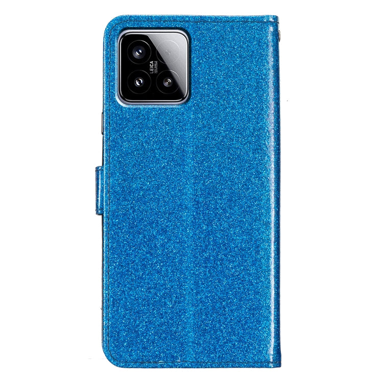 For Xiaomi 15 Glitter Powder Flip Leather Phone Case