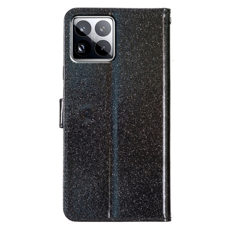 For Xiaomi 15 Pro Glitter Powder Flip Leather Phone Case
