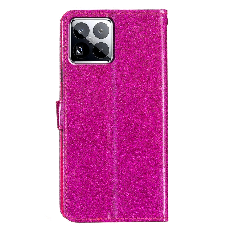 For Xiaomi 15 Pro Glitter Powder Flip Leather Phone Case