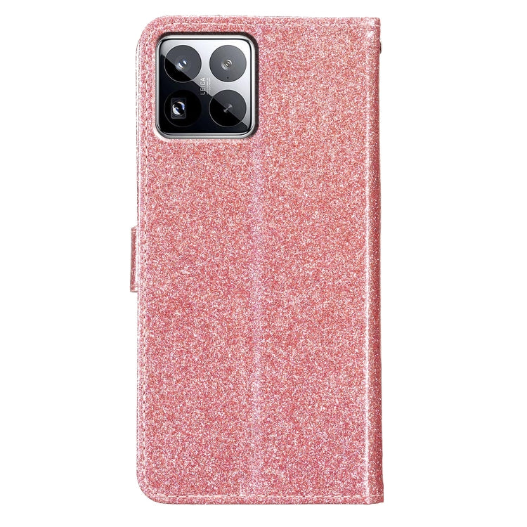 For Xiaomi 15 Pro Glitter Powder Flip Leather Phone Case