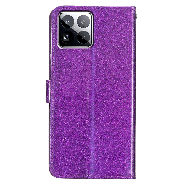 For Xiaomi 15 Pro Glitter Powder Flip Leather Phone Case