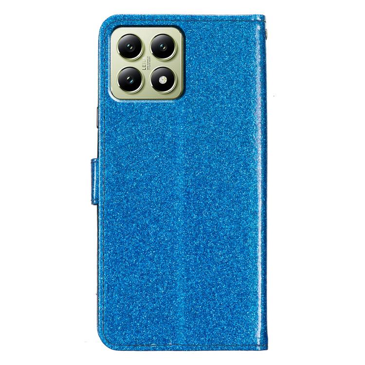 For Xiaomi 15T Pro 5G Glitter Powder Flip Leather Phone Case