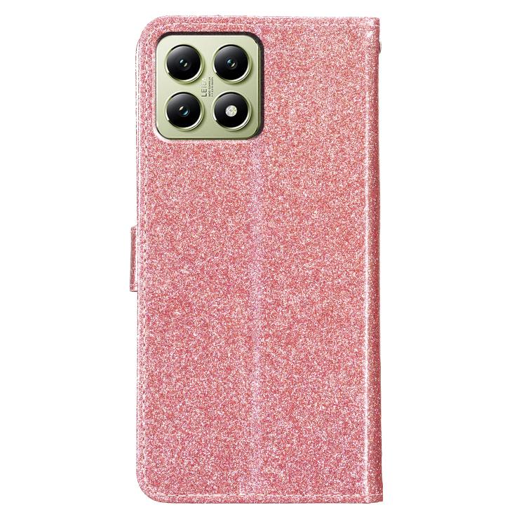 For Xiaomi 15T 5G Glitter Powder Flip Leather Phone Case