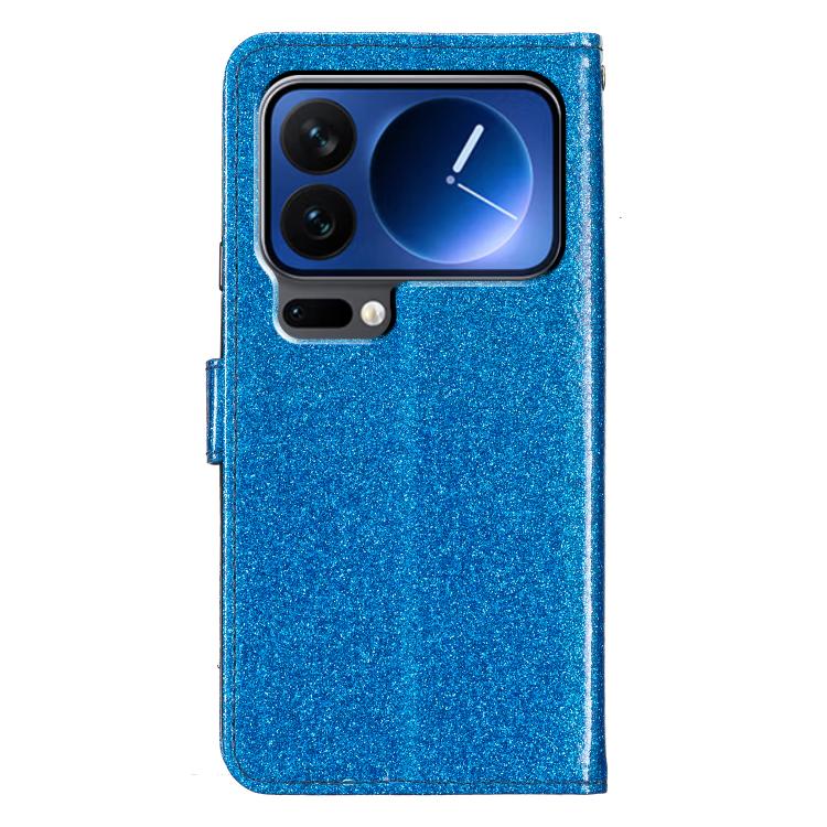 For Xiaomi 17 Pro Glitter Powder Flip Leather Phone Case