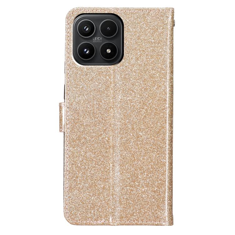 For Xiaomi 17 Glitter Powder Flip Leather Phone Case