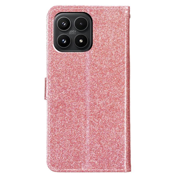 For Xiaomi 17 Glitter Powder Flip Leather Phone Case