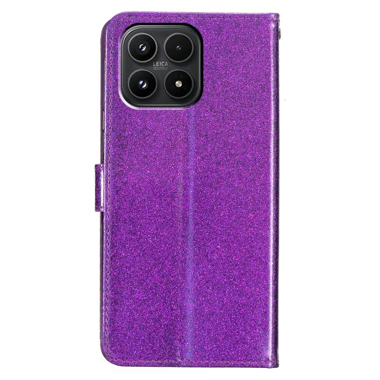 For Xiaomi 17 Glitter Powder Flip Leather Phone Case