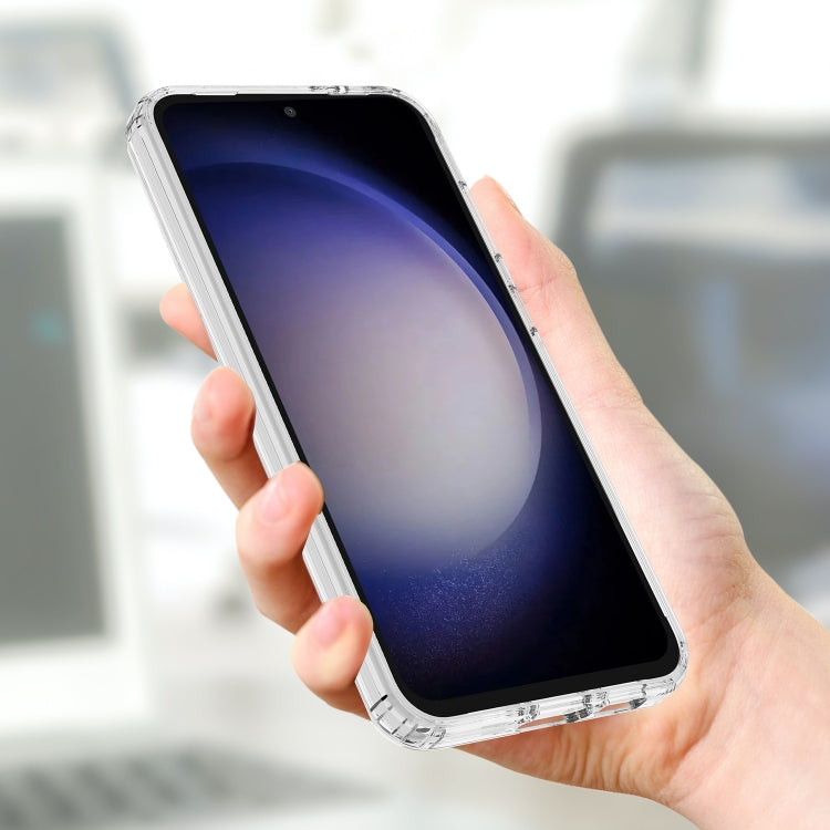 For Samsung Galaxy S24 FE 5G MagSafe Magnetic Acrylic TPU Phone Case - Transparent