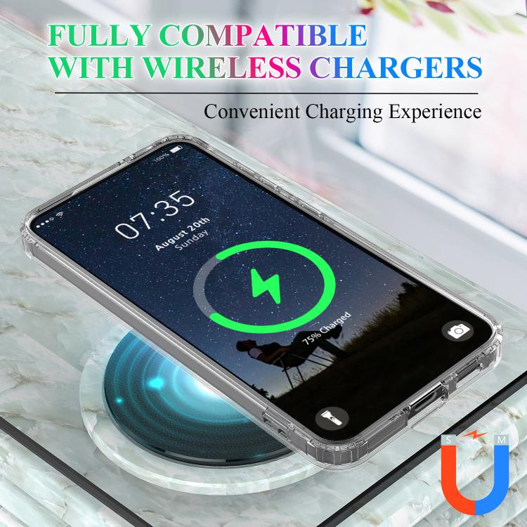 For Samsung Galaxy S26 5G MagSafe Magnetic Acrylic TPU Phone Case - Transparent