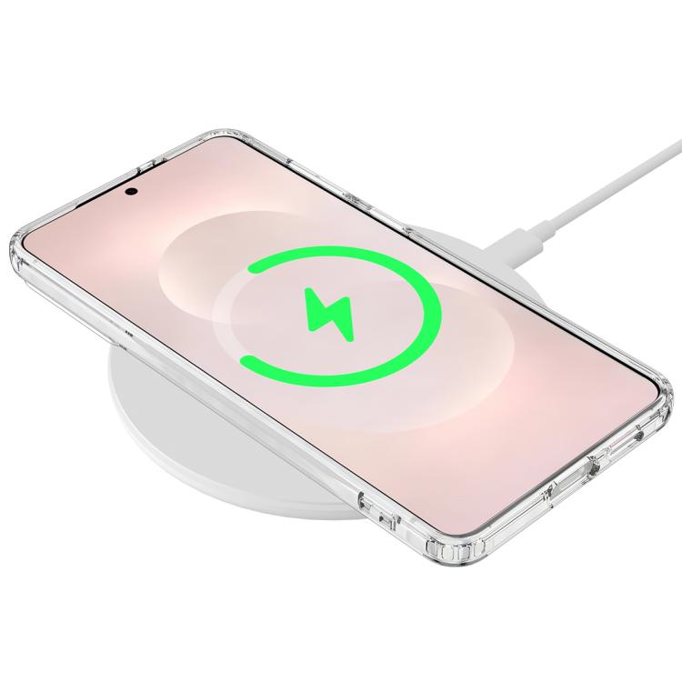 For Samsung Galaxy S26 Edge 5G MagSafe Magnetic Acrylic TPU Phone Case - Transparent