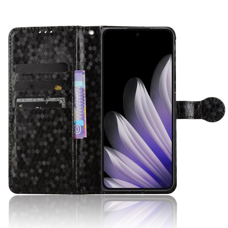 For OPPO Find N5 Honeycomb Dot Texture Leather Phone Case
