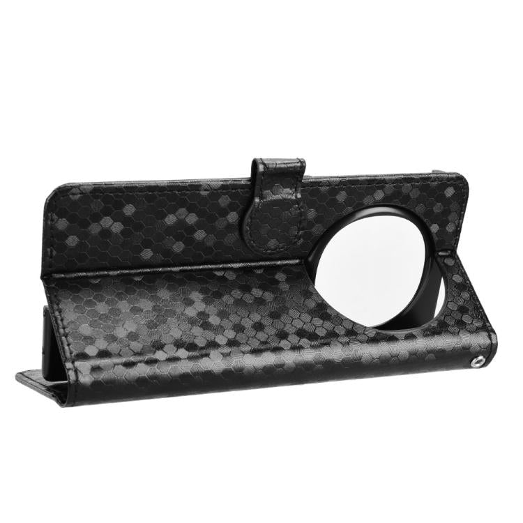 For OPPO Find N5 Honeycomb Dot Texture Leather Phone Case