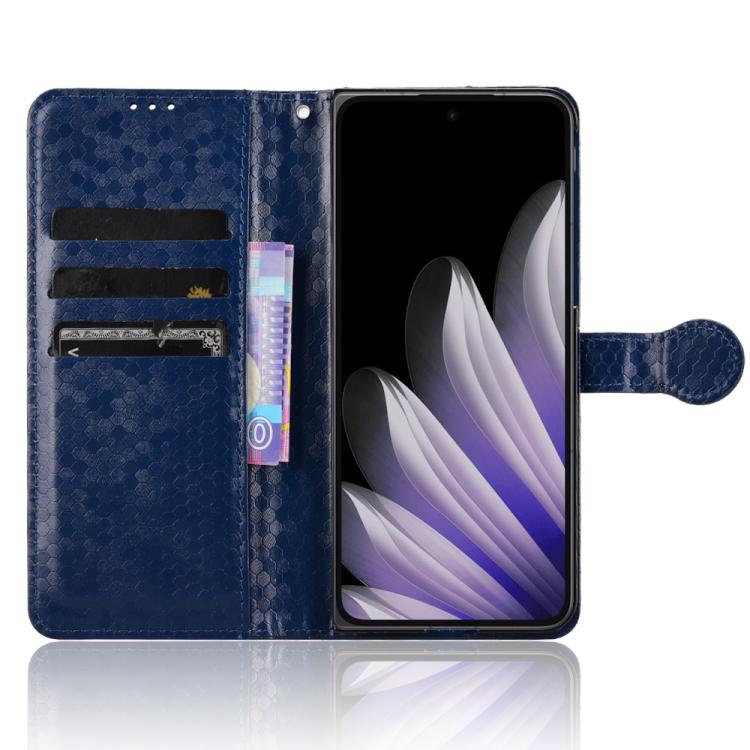 For OPPO Find N5 Honeycomb Dot Texture Leather Phone Case
