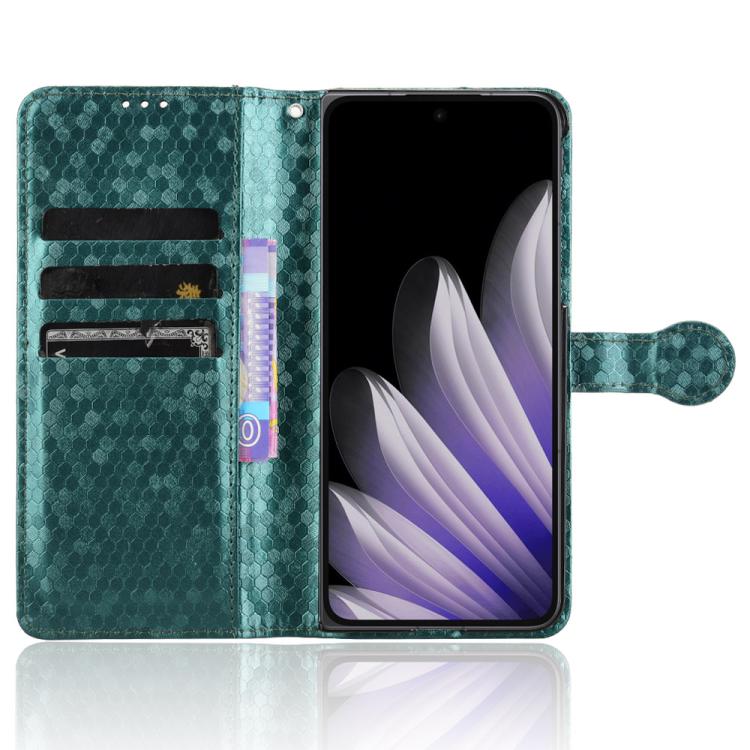 For OPPO Find N5 Honeycomb Dot Texture Leather Phone Case