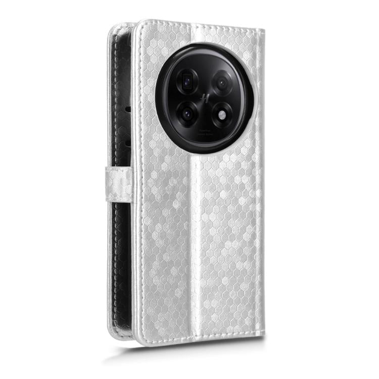 For OPPO Find N5 Honeycomb Dot Texture Leather Phone Case